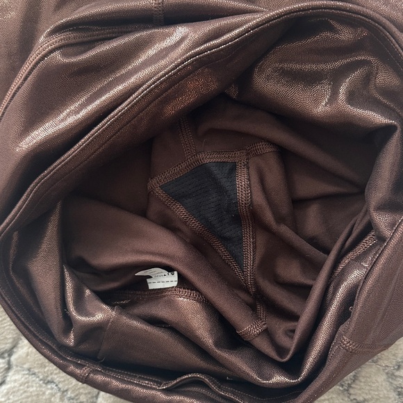 Athleta Metallic Brown Elation Leggings - Picture 8 of 10